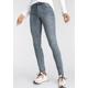 Skinny-fit-Jeans ARIZONA "Ultra-Stretch" Gr. 52, N-Gr, blau (blue, used) Damen Jeans Röhrenjeans