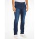 Straight-Jeans TOMMY JEANS "RYAN" Gr. 31, Länge 34, blau (dark comfort) Herren Jeans Straight Fit