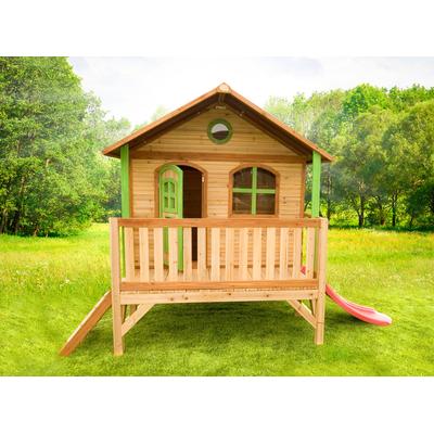 Spielturm AXI "Stef", braun, Spieltürme, KinderB:349cm H:233cm T:212cm, Holz, BxTxH: 349x212x233 cm, B:349cm H:233cm T:212cm