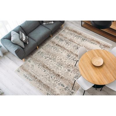 Teppich CALO-DELUXE "Valessa-606" Gr. 3, beige, B:120cm H:5mm L:170cm, Kunstfaser, Teppiche, Wohnzimmer Image