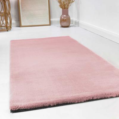 Hochflor-Teppich ESPRIT "Alice ESP-4377, Kunstfell" Gr. 3, rosa, B:120cm H:25mm L:170cm, Kunstfaser, Teppiche, Kaninchenfell-Haptik, besonders weich und dicht, für alle Räume Image