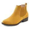 Chelseaboots VIVANCE, Damen, Gr. 35, gelb (safran), Obermaterial: 100% Textilmaterial. Futter: 100% Lederimitat. Decksohle: 100% Textilmaterial. Laufsohle: 100% Synthetik, unifarben, Basic, Schuhe Chelseaboots Ankleboots, bequem zum Reinschlüpfen,...