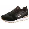 Sneaker SKECHERS "OG 85 - GOLDN GURL", Damen, Gr. 38, schwarz (schwarz, goldfarben), Veloursleder, Textil, Synthetik, sportlich, Schuhe, Schnürschuh, Original-Retro-Jogginschuh mit Air-Cooled Memory Foam