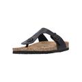 Sandale CRUZ "Barns" Gr. 36, schwarz Damen Schuhe Schlappen Zehentrenner Zehensteg-Sandalen