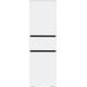 Midischrank HOME AFFAIRE "Wisla" Schränke Gr. B/H/T: 38 cm x 130 cm x 35 cm, 2 St., weiß (weiß, weiß) Badmöbelserien