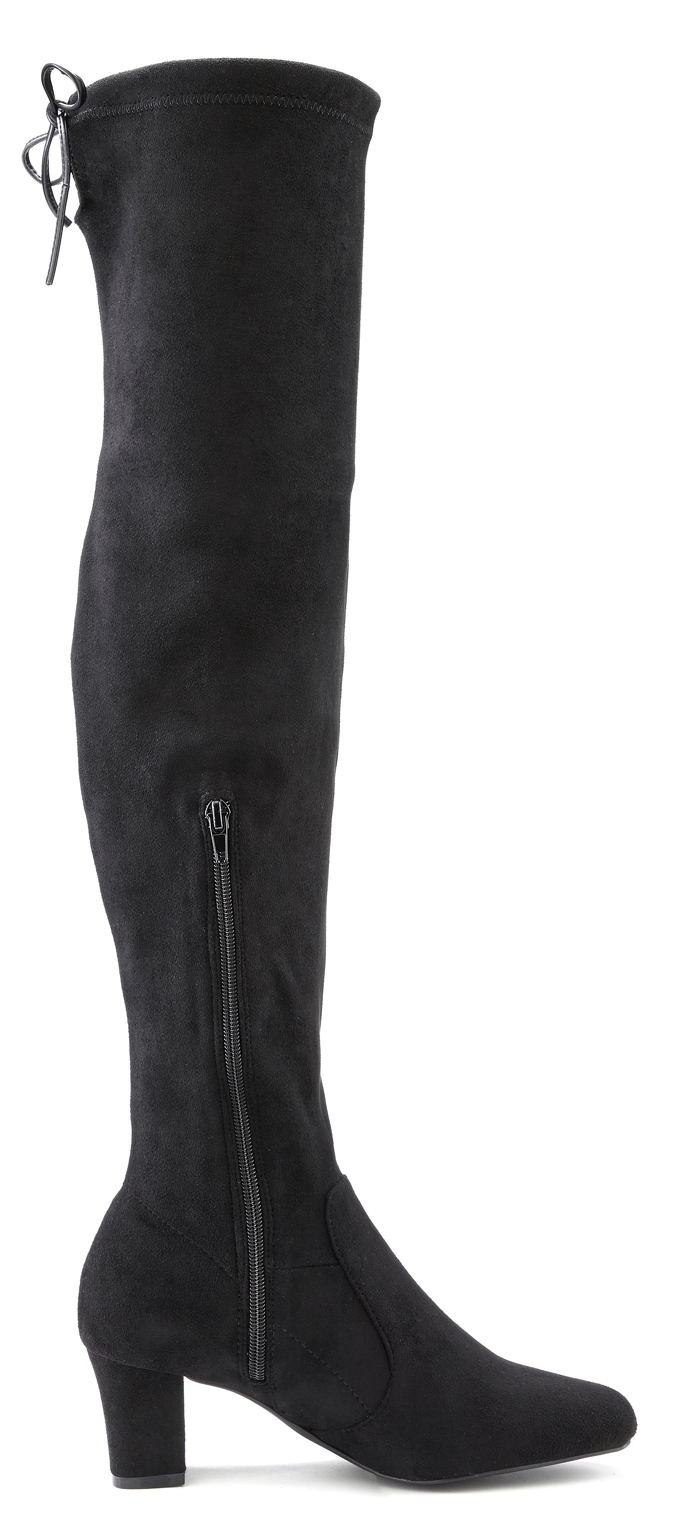Overkneestiefel LASCANA, Damen, Gr. 38, Varioschaft, schwarz, Obermaterial: 100% Textilmaterial. Futter: 100% Textilmaterial. Decksohle: 100% Lederimitat. Laufsohle: 100% Synthetik, unifarben, Schuhe, Slouchy Boots,Langschaft Stiefel,Schlupf-Boot,...