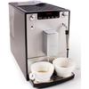 MELITTA Kaffeevollautomat "Solo & Milk E953-202, silber/schwarz", silber (silberfarben, schwarz), B:45,5cm H:30,3cm T:20cm, Kaffeevollautomaten, Café crème & Espresso per One Touch, Düse für Milchschaum