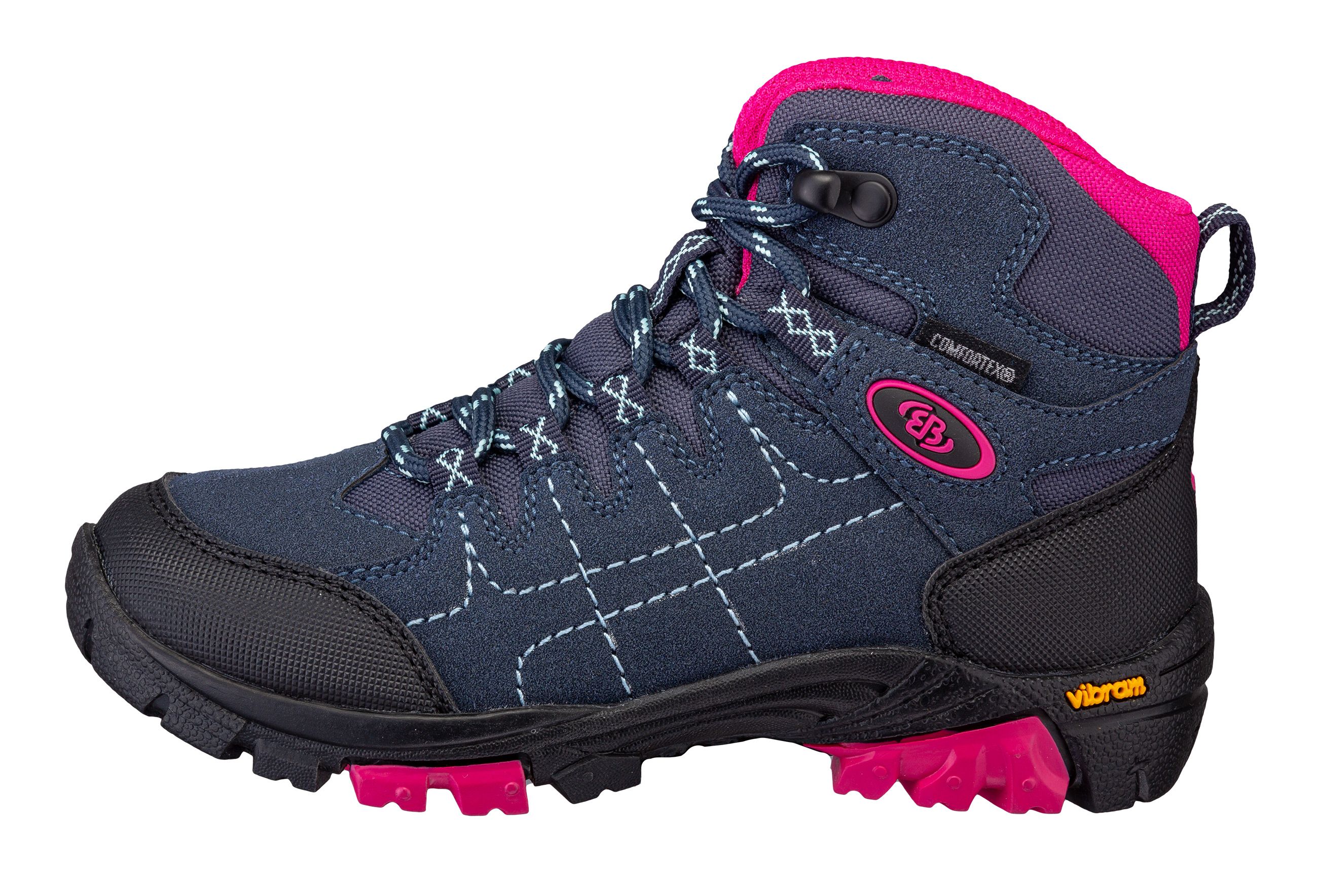 Outdoorschuh BRÜTTING "Outdoorstiefel Mount Shasta Kids High", Gr. 31, blau, Synthetik, Schuhe Image