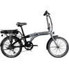 E-Bike ZÜNDAPP "Z120" Gr. 28, grau (grau, schwarz), E-Bikes, 28cm, 20 Zoll (50,80cm), Pedelec, Elektrofahrrad für Damen u. Herren