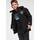 Schneejacke CHIEMSEE Gr. 128/134, schwarz Jungen Jacken Outdoorjacke Schneebekleidung Schneejacke Skijacke Snowboardjacke Winterjacke Schneeanzüge