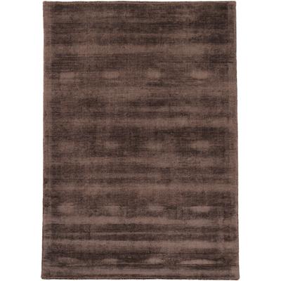 Teppich CARPETFINE "Ava Viskoseteppich", braun (dunkelbraun), B:120cm H:13mm L:170cm, Viskose, Teppiche, Seidenoptik, leichter Glanz, auch als Läufer erhältlich Image