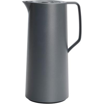 Isolierkanne EMSA "Motiva", grau, B:12,6cm H:28cm, Kunststoff, Kannen, Quick-Press-Deckel, Einhandbedienung, 12h warm/24h kalt, Glaskolben Image