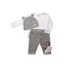 "Erstausstattungspaket LILIPUT ""Erstausstattungsset"" Gr. 74, grau Baby KOB Set-Artikel Outfits in kuschelweicher Qualität"