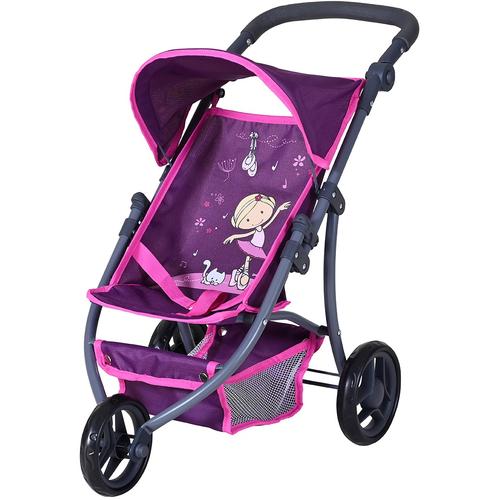 „Puppenbuggy KNORRTOYS „“Lio – NICI Miniclara““ Puppenwagen lila (nici miniclara) Kinder Puppenwagen -trage“