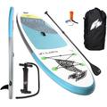 Inflatable SUP-Board F2 "F2 Surf's Up Kids" Wassersportboards Gr. 9,2 280 cm, blau Stand Up Paddle