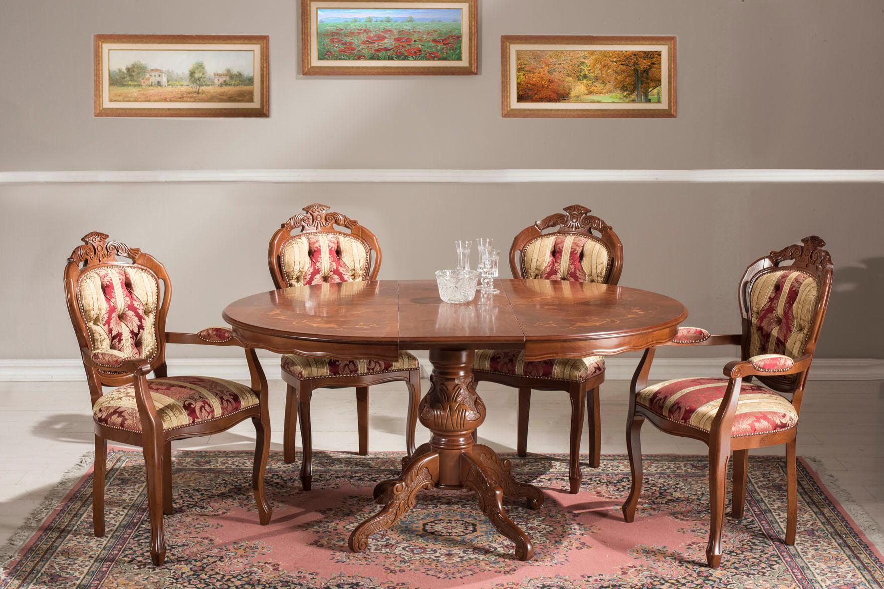 Esstisch HOME AFFAIRE "MICHELANGELO 909", braun (dunkel nussbaum), B:120cm H:79cm T:120cm, Tische, Breite 120 cm