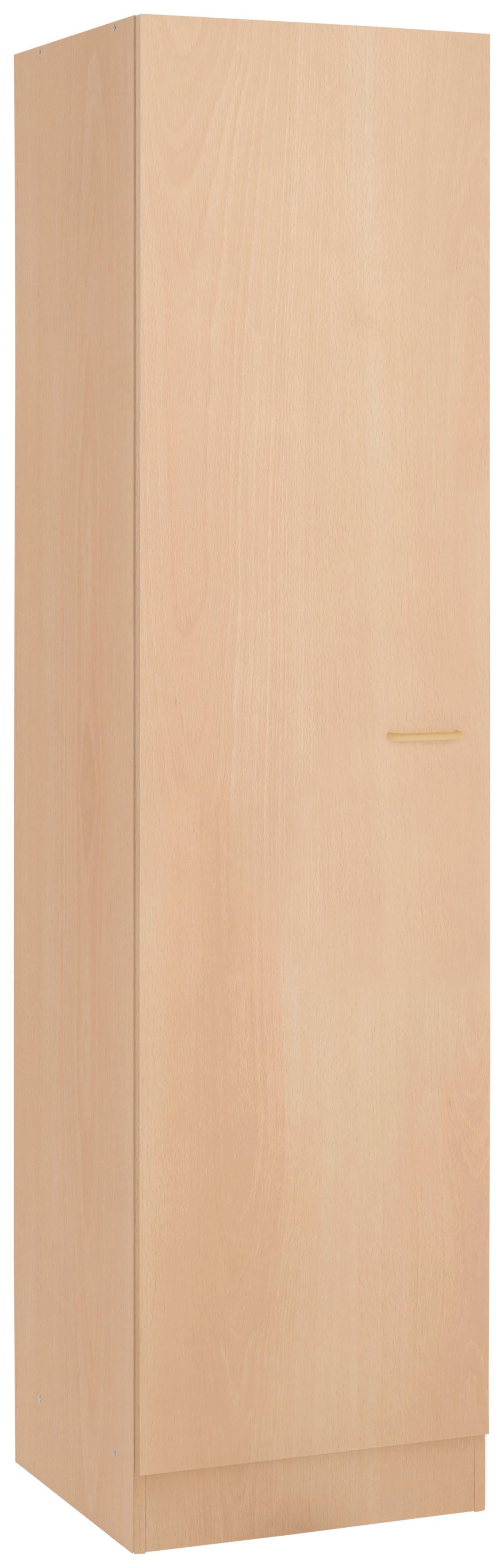 Mehrzweckschrank KOCHSTATION "KS-Elster", braun (buchefarben), B:50cm H:200cm T:50cm, Holzwerkstoff, Schränke, Breite 50 cm Image