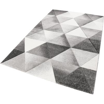 Teppich WECON HOME "Lighthouse" Gr. 31, silber (silberfarben), B:133cm H:13mm L:200cm, Kunstfaser, Teppiche, Wohnzimmer Image