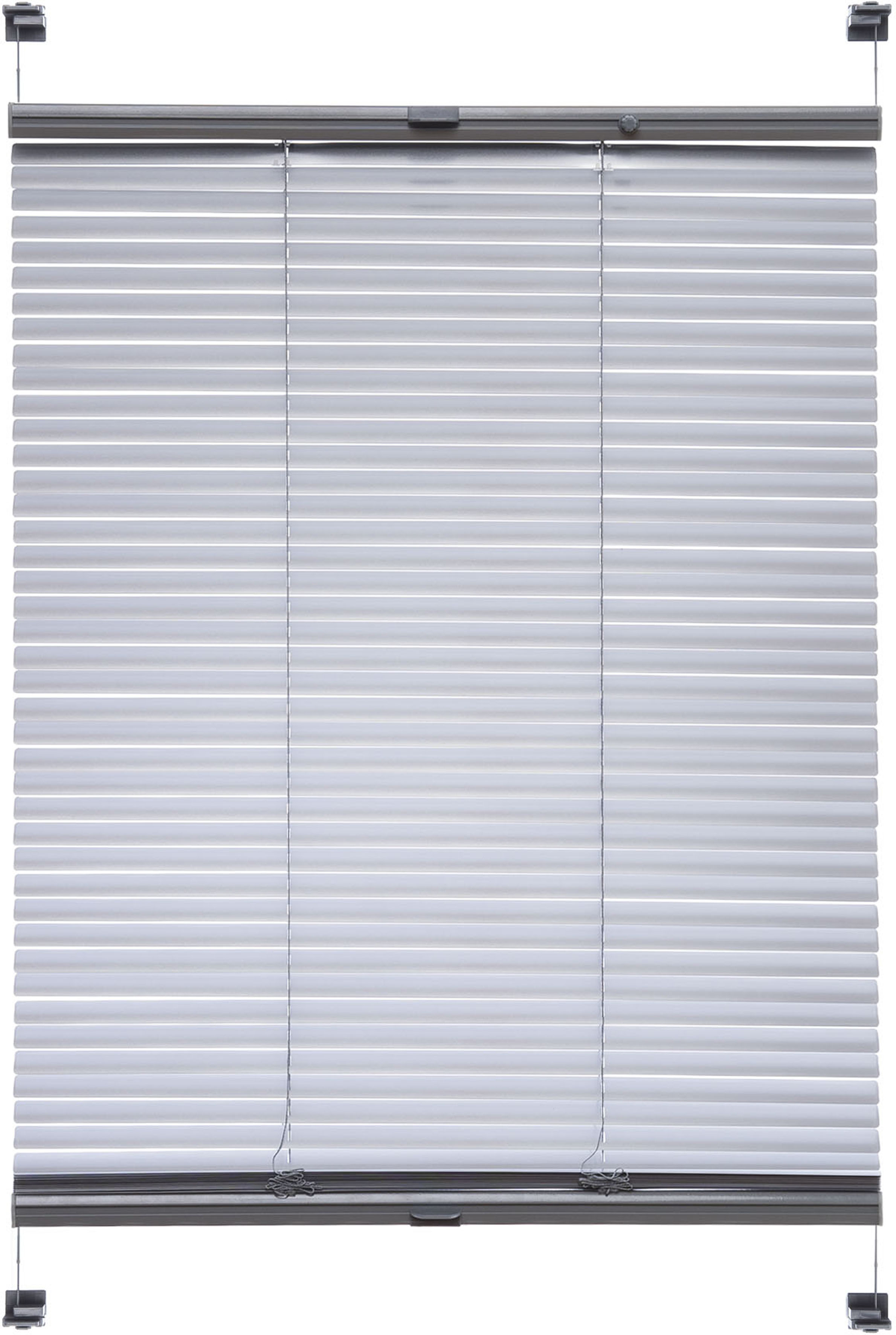 Jalousie LIEDECO "Klemmfix-Aluminiumjalousie" Gr. 1, silber (silberfarben), B:50cm H:130cm, Jalousien Image