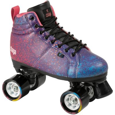 Rollschuhe CHAYA "Air Brush" Gr. 38, bunt (blau, pink, schwarz), Inlineskates_Rollschuhe_Schlittschuhe, Kinder, 38, Kunstfaser, Lederimitat