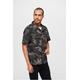 Langarmhemd BRANDIT "Herren US Shirt Ripstop shortsleeve" Gr. 5XL, US-Größen, grün (dark camo) Herren Hemden Oberhemden