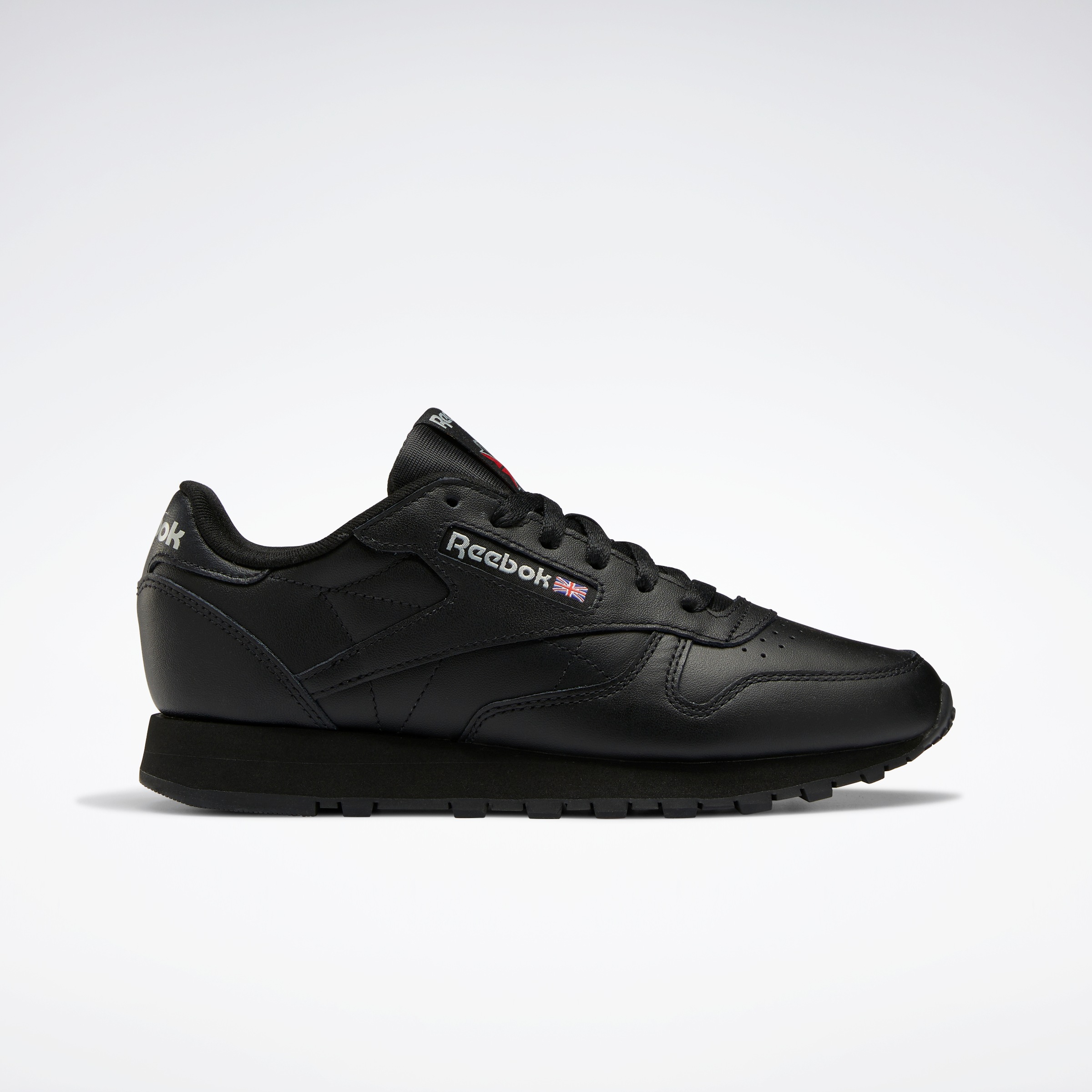 Sneaker REEBOK CLASSIC "Classic Leather", Gr. 38, schwarz, Leder, Schuhe Sneaker