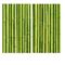 Wall-Art Herd-Abdeckplatte Küche Herdabdeckplatte Bambus, (Set, 2 tlg.) grün Küchenaccessoires Wohnaccessoires