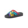 Badepantolette SIEBI`S, Gr. 40, schwarz, Synthetik, Schuhe Badelatschen Damenschuh Pantolette