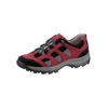 Schnürschuh WALDLÄUFER, Damen, Gr. 5,5, rot (rot, schwarz), Textil, Nubukleder, sportlich, Schuhe
