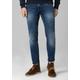 Slim-fit-Jeans TIMEZONE "Tight CostelloTZ" Gr. 32, Länge 34, blau Herren Jeans 5-Pocket-Jeans