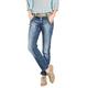 Boyfriend-Jeans HEINE Gr. 44, Normalgrößen, blau (blue stone) Damen Jeans 5-Pocket-Jeans