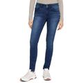 Skinny-fit-Jeans TOM TAILOR "Alexa Skinny" Gr. 31, Länge 30, grau (dark, stone, wash) Damen Jeans Röhrenjeans