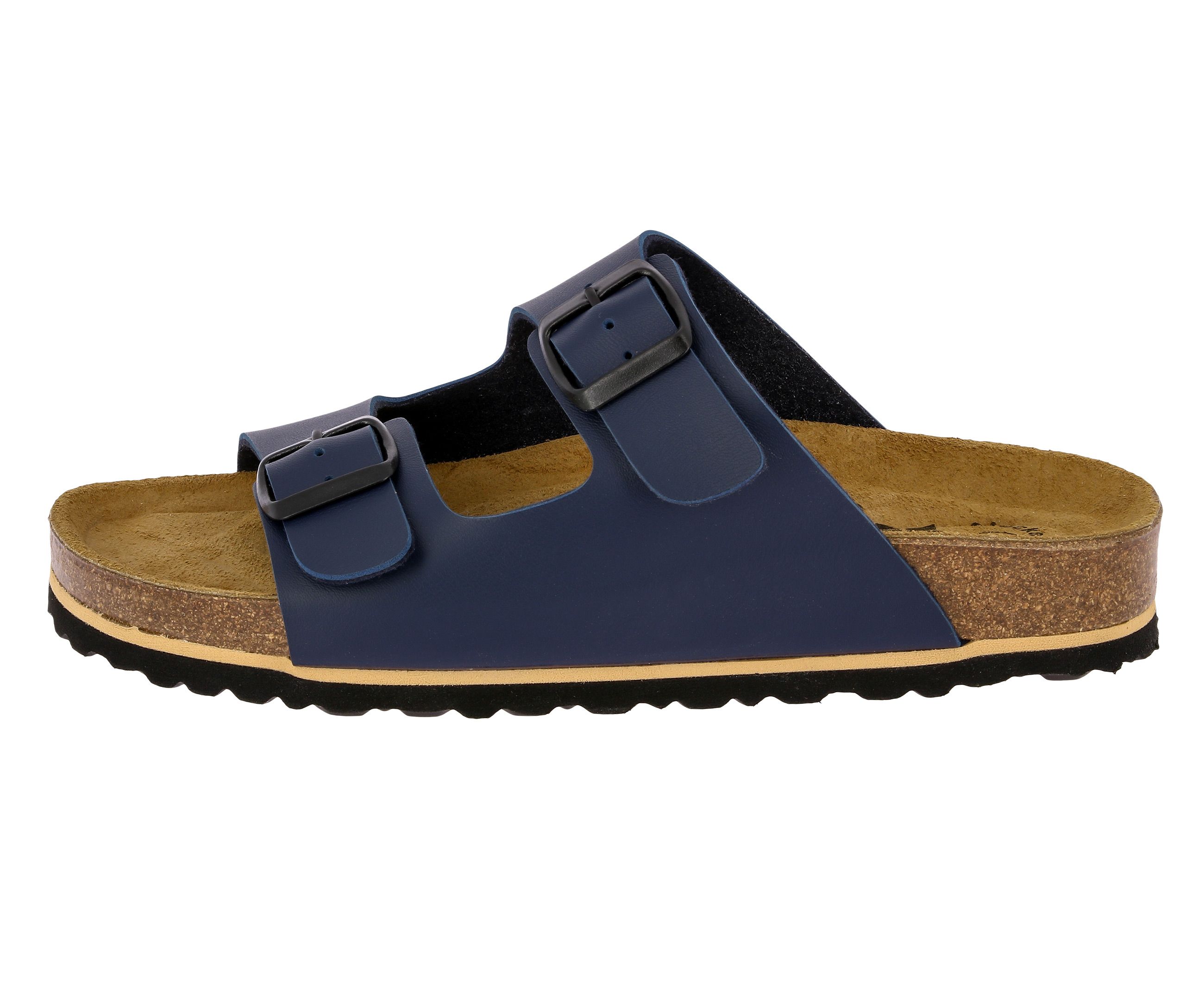 Pantolette LICO "Pantolette Bioline Special", Damen, Gr. 45, blau, Synthetik, Schuhe Pantolette