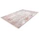 Teppich CALO-DELUXE "Miran 135" Teppiche Gr. B/L: 120 cm x 180 cm, 12 mm, 1 St., rosa (lachs, grau) Esszimmerteppiche Vintage Design, mit Fransen, Wohnzimmer