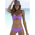 Bandeau-Bikini-Top S.OLIVER "Spain" Gr. 36, Cup E, lila Damen Bikini-Oberteile Ocean Blue Bestseller