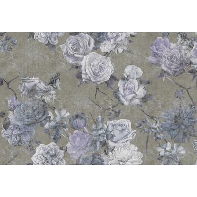 Fototapete LIVING WALLS "Walls by Patel Sleeping Beauty 1", blau (blau, taupe), B:4m L:2,7m, Vlies, Tapeten, Vlies, Wand, Schräge Image