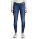 Skinny-fit-Jeans TOM TAILOR DENIM "JONA" Gr. 30, Länge 32, blau (clean mid stone blue denim) Damen Jeans Röhrenjeans