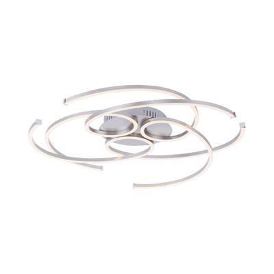 PAUL NEUHAUS LED Deckenleuchte "DANILO", grau (stahlgrau), Ø 70cm H: 70cm, Lampen, LED Image