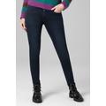 Slim-fit-Jeans TIMEZONE "Slim EnyaTZ Womanshape" Gr. 33, Länge 34, blau Damen Jeans 5-Pocket-Jeans Röhrenjeans