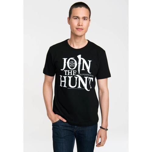 T-Shirt LOGOSHIRT ""Supernatural - Join The Hunt"" Gr. XS, schwarz Herren Shirts mit Supernatural-Print