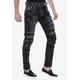 Slim-fit-Jeans CIPO & BAXX Gr. 30, Länge 32, schwarz (schwarz, grau) Herren Jeans Slim Fit