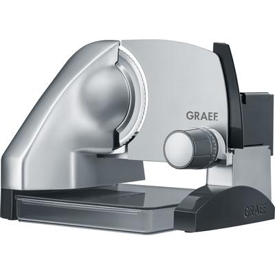 GRAEF Allesschneider "SlicedKitchen SKS 50000", silber (silberfarben), B:29,5cm H:28,5cm T:37cm, Allesschneider, inkl. Aufbewahrungsbox & MiniSlice-Aufsatz Image
