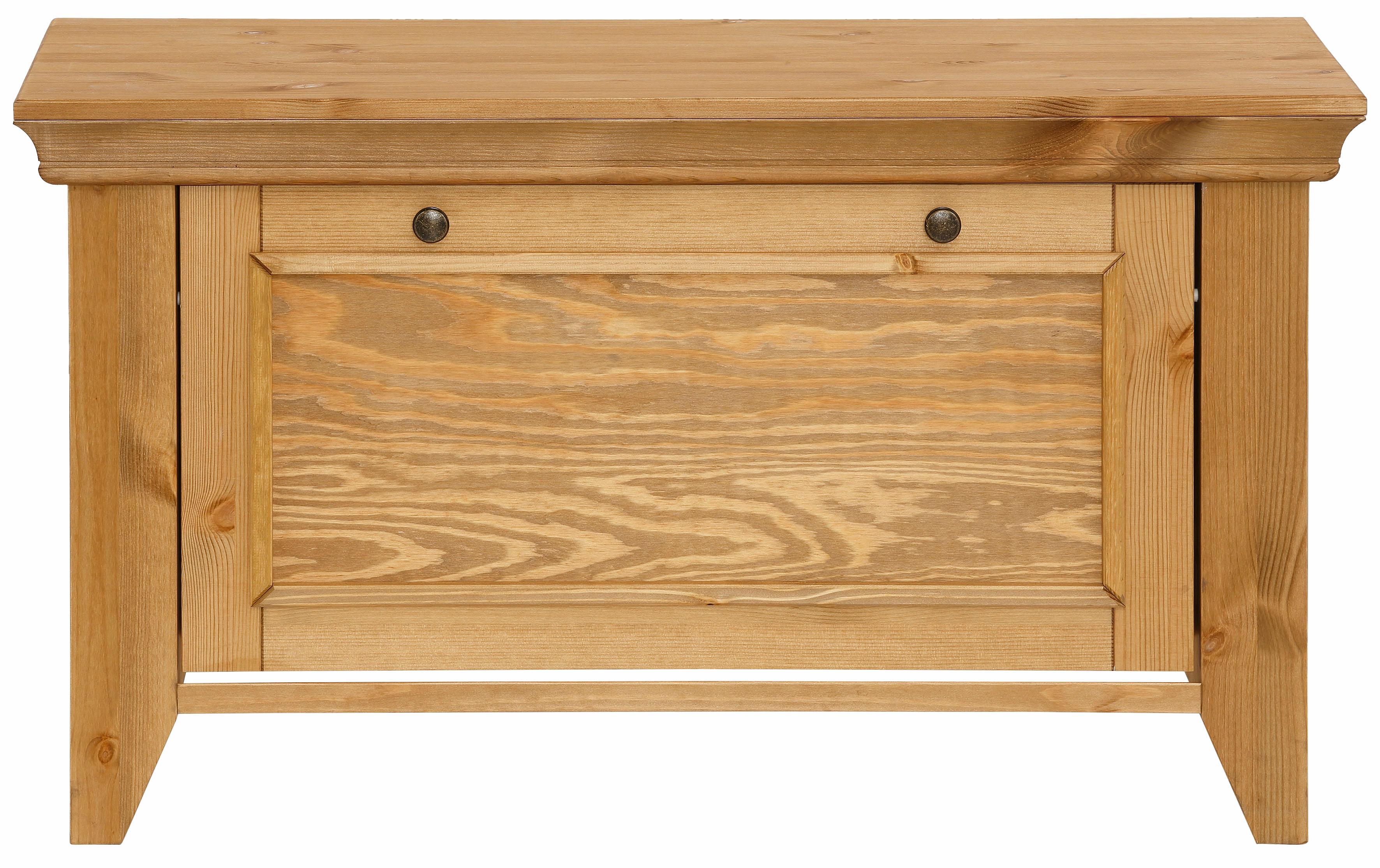 Schuhbank HOME AFFAIRE "Skandinavia", beige (natur), B:100cm H:58cm T:38cm, Massivholz, Sitzbänke, Schuhbank, aus massiver Kiefer