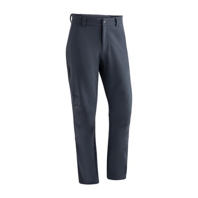 Funktionshose MAIER SPORTS "Herrmann", Herren, Gr. 60, Normalgrößen, grau, 91% Polyamid, 9% Elasthan, Hosen, warme Herren Outdoorhose, robuste Wanderhose, Regular Fit Image