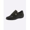 Klettschuh CLASSIC BASICS, Damen, Gr. 42, Weite K, schwarz, Nubukleder, Schuhe Klettschuh Slipper
