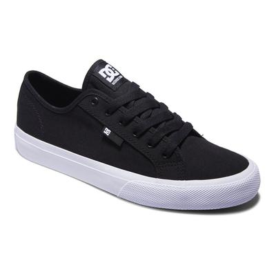 Slipper DC SHOES "Manual", Gr. 8,5(41), schwarz, Obermaterial: Textil (Baumwolle) / Futter: Textil / Außensohle: Gummi, 