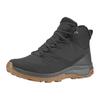 Wanderschuh SALOMON "OUTsnap CSWP M", Gr. 42, schwarz (schwarz, ebony, gum1a), Synthetik, Textil, sportlich, Schuhe, Wasserdicht, wärmend