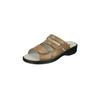 Pantolette NATURAL FEET "Ines", Damen, Gr. 41, braun, Synthetik, casual, Schuhe, mit rutschhemmenden Elementen