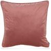 Dekokissen H.O.C.K. "Nobile Samt", rosa (rosa, unifarben), B:60cm L:60cm, Polyester, Dekokissen_Sitzkissen_Kissenhüllen, Kissenhülle mit Füllung, 1 Stück