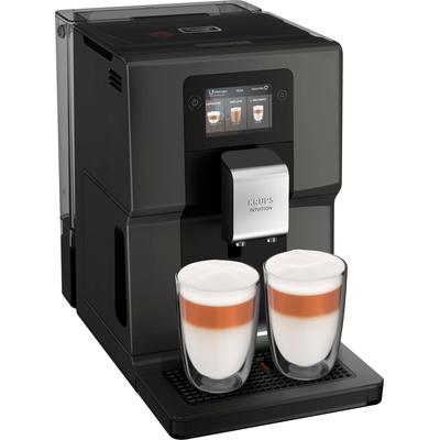 KRUPS Kaffeevollautomat "EA872B Intuition Preference", grau (grafit, schwarz), B:28,7cm H:47,6cm T:38,1cm, Kaffeevollautomaten, 3,5"-Farb-Touchscreen, intuitive farbige Lichtanzeigen Image